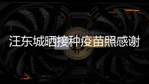 谢祖让我安全照感国更有感疫苗汪东接种城晒